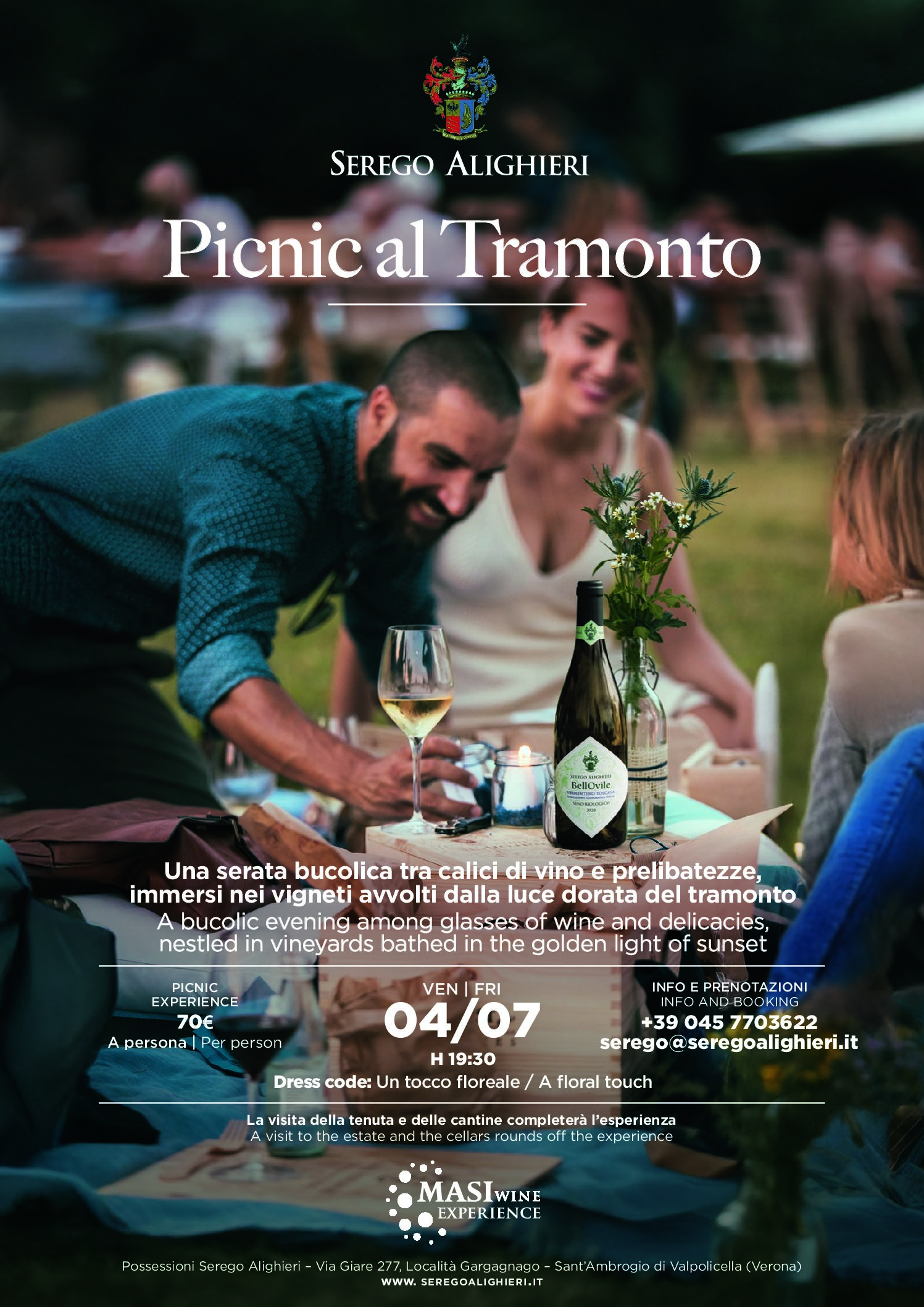 Masi Wine Experience: Picnic al tramonto