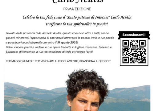 Concorso “Carlo Acutis” di poesia spirituale-religiosa