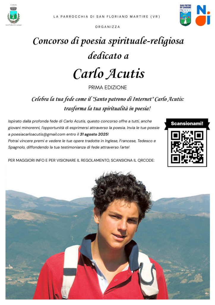 Concorso “Carlo Acutis” di poesia spirituale-religiosa
